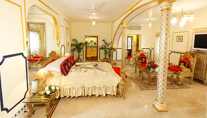 Khách sạn Raj Palace tại Jaipur, Ấn Độ. Ảnh: Financesonline